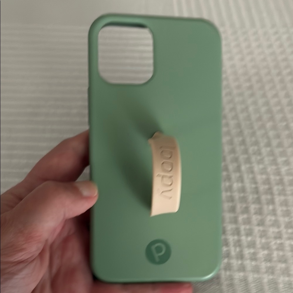 Green Phone Case with Stand
